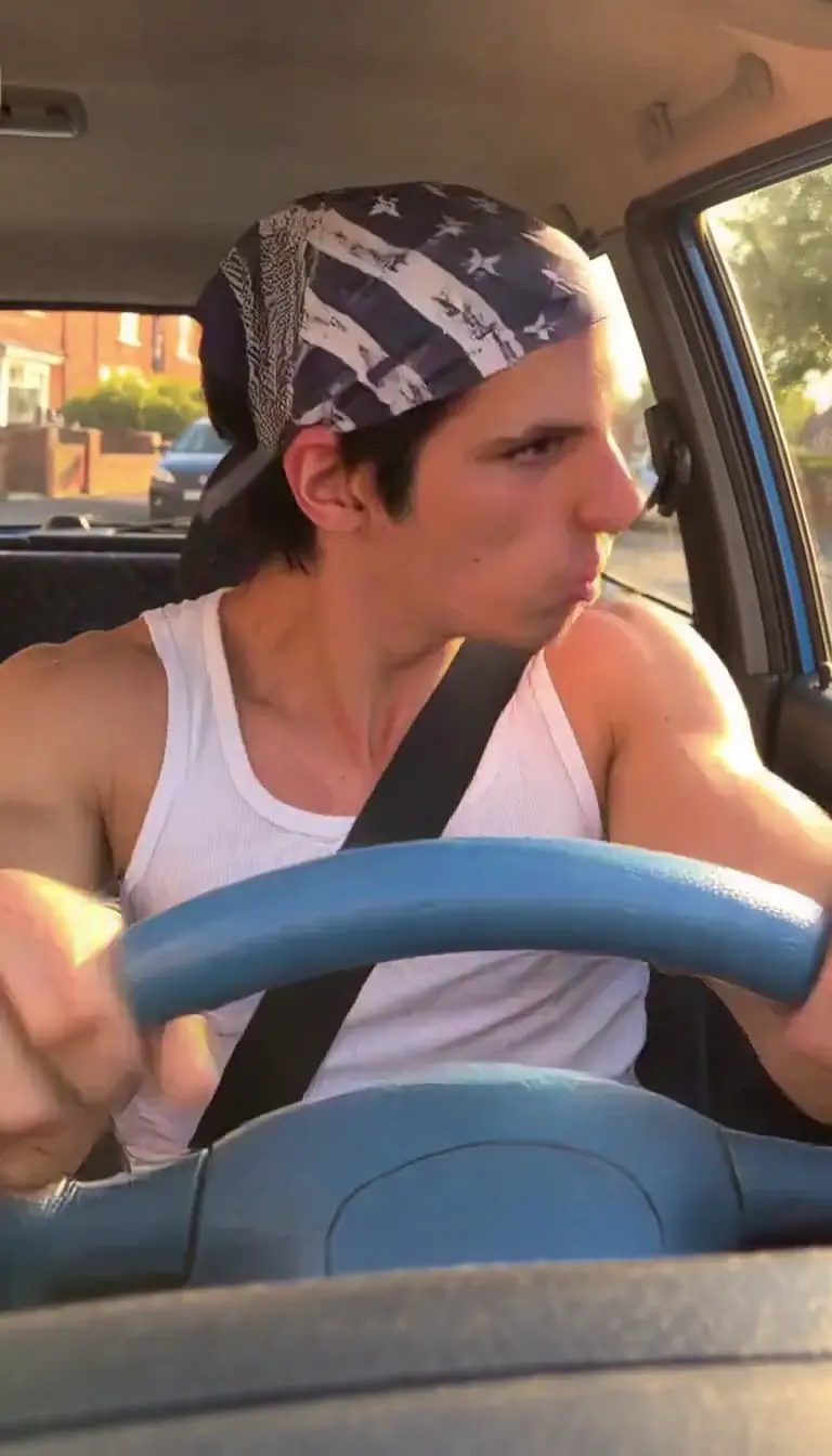 Ali G Driving Scene